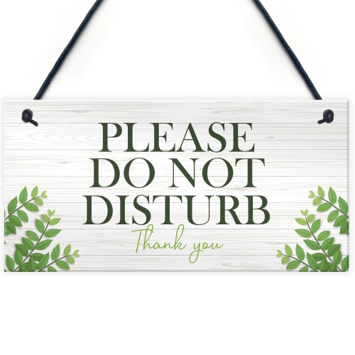 Do Not Disturb Hanging Door Sign Hotel Guest House Housekeeping 
