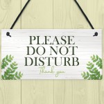 Do Not Disturb Hanging Door Sign Hotel Guest House Housekeeping 