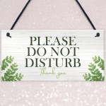 Do Not Disturb Hanging Door Sign Hotel Guest House Housekeeping 