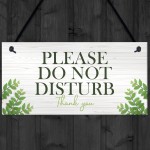 Do Not Disturb Hanging Door Sign Hotel Guest House Housekeeping 