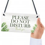 Do Not Disturb Hanging Door Sign Hotel Guest House Housekeeping 
