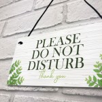 Do Not Disturb Hanging Door Sign Hotel Guest House Housekeeping 