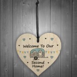 Caravan Sign Hanging Door Plaque Welcome Sign Second Home 