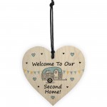 Caravan Sign Hanging Door Plaque Welcome Sign Second Home 