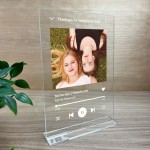 Best Friend Plaque Friendship Gift Personalised Song Plaque