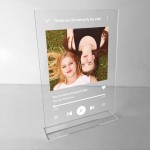 Best Friend Plaque Friendship Gift Personalised Song Plaque