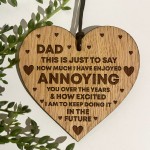 Funny Dad Gifts From Daughter Son Fathers Day Birthday Heart
