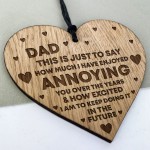 Funny Dad Gifts From Daughter Son Fathers Day Birthday Heart