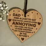 Funny Dad Gifts From Daughter Son Fathers Day Birthday Heart