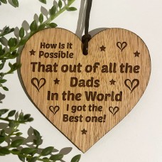 Funny Dad Gifts Birthday Fathers Day Gift For Him Engraved Heart