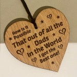 Funny Dad Gifts Birthday Fathers Day Gift For Him Engraved Heart