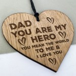Dad Gifts For Fathers Day Birthday Engraved Heart Gift For Him