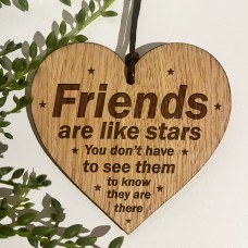 Friendship Heart Engraved Plaque Best Friend Sister Birthday