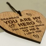 Grandad Gifts For Fathers Day Birthday Engraved Heart Gift
