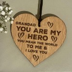 Grandad Gifts For Fathers Day Birthday Engraved Heart Gift