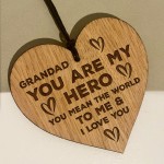 Grandad Gifts For Fathers Day Birthday Engraved Heart Gift