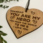 Grandad Gifts For Fathers Day Birthday Engraved Heart Gift