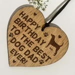 Funny Birthday Gift For Dad From Dog Engraved Heart Pet Gift