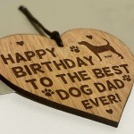 Funny Birthday Gift For Dad From Dog Engraved Heart Pet Gift