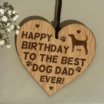 Funny Birthday Gift For Dad From Dog Engraved Heart Pet Gift