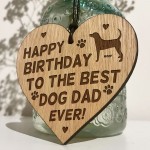 Funny Birthday Gift For Dad From Dog Engraved Heart Pet Gift