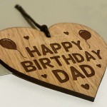 Birthday Gift For Dad Engraved Heart 30th 40th 50th Birthday