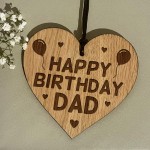 Birthday Gift For Dad Engraved Heart 30th 40th 50th Birthday
