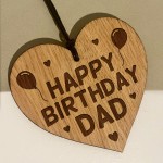 Birthday Gift For Dad Engraved Heart 30th 40th 50th Birthday