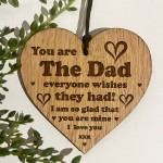 Dad Gift Engraved Heart Fathers Day Birthday Gift For Him