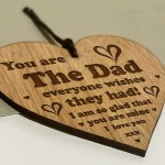 Dad Gift Engraved Heart Fathers Day Birthday Gift For Him