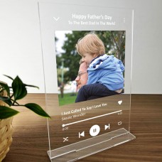 Dad Gifts Freestanding Plaque Song Fathers Day Gift Plaque Gift