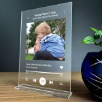 Dad Gifts Freestanding Plaque Song Fathers Day Gift Plaque Gift
