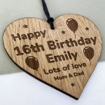 Personalised 16th 18th 21st 30th Birthday Gift For Him Her Heart