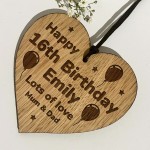 Personalised 16th 18th 21st 30th Birthday Gift For Him Her Heart