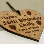 Personalised 16th 18th 21st 30th Birthday Gift For Him Her Heart