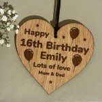 Personalised 16th 18th 21st 30th Birthday Gift For Him Her Heart