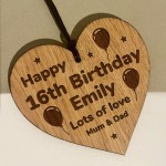 Personalised 16th 18th 21st 30th Birthday Gift For Him Her Heart