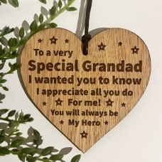 Grandad Gifts Engraved Heart Birthday Fathers Day Gift