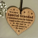 Grandad Gifts Engraved Heart Birthday Fathers Day Gift