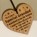 Grandad Gifts Engraved Heart Birthday Fathers Day Gift