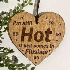 50th Birthday Gift Fifty Birthday Wood Engraved Heart Gift