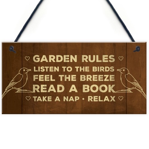 Garden Plaque For Outside Garden Summerhouse Sign Hanging 