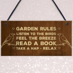 Garden Plaque For Outside Garden Summerhouse Sign Hanging 