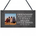 Personalised Photo Plaque Friendship Gift Custom Gift For Friend