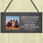 Personalised Photo Plaque Friendship Gift Custom Gift For Friend