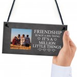 Personalised Photo Plaque Friendship Gift Custom Gift For Friend