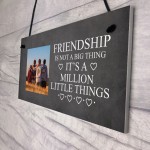 Personalised Photo Plaque Friendship Gift Custom Gift For Friend