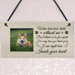 Personalised Pet Memorial Gift Pet Photo Hanging Plaque Dog