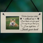 Personalised Pet Memorial Gift Pet Photo Hanging Plaque Dog
