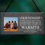 Personalised Photo Plaque Friendship Gifts For Best Friend